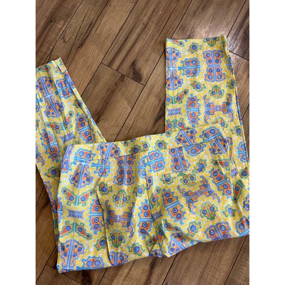 NWT Kaeli Smith size 10 colorful cropped pants - Picture 3 of 5
